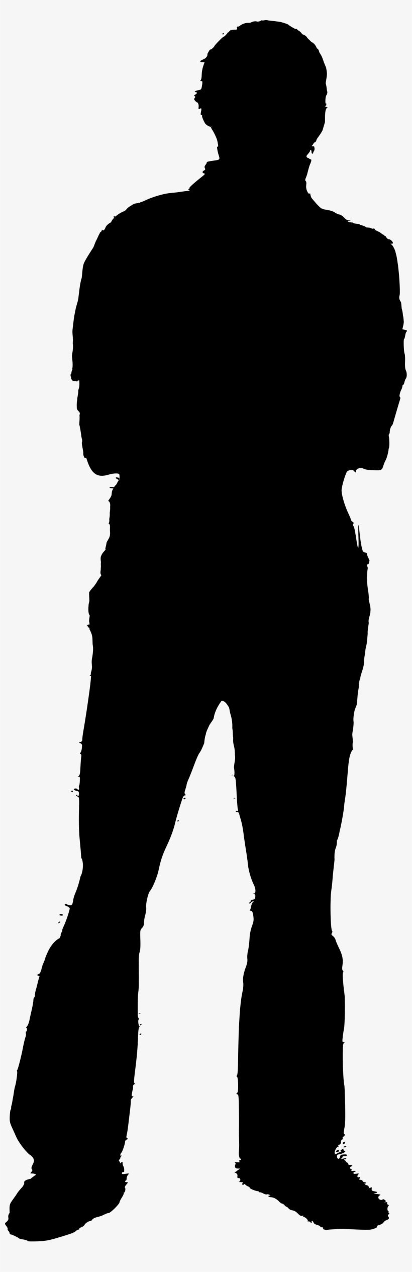 Fileman Standing Silhouette - Man Silhouette, transparent png