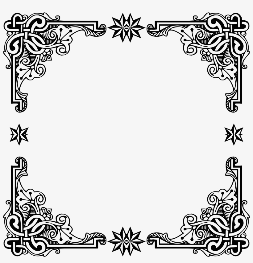 Symmetric Frame Icons Free - Medieval Frames And Borders, transparent png