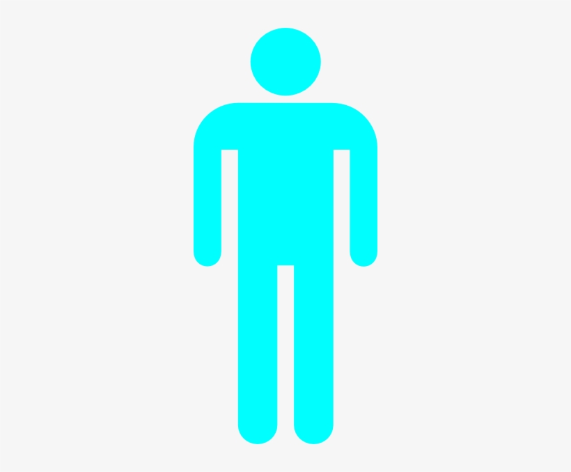 Man Silhouette Blue Svg Clip Arts 264 X 598 Px, transparent png