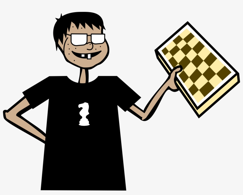 Nerd Art - Playing Chess Png Logo, transparent png