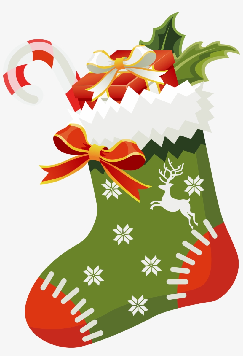 Pin By Amy ♥ On ꧁christmas Stockings꧁ - Christmas Stocking Clipart Png, transparent png