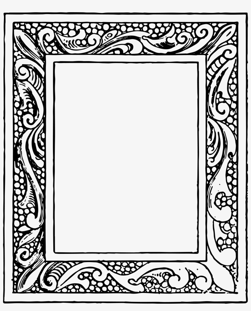 Black Jpeg Download - Frame Clip Art, transparent png
