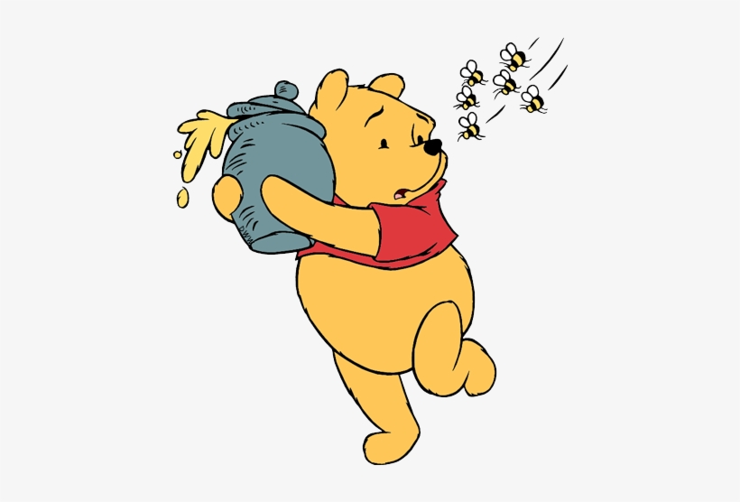 Clipart Royalty Free Stock Clip Art Disney Galore Keeping - Bees From Winnie The Pooh, transparent png