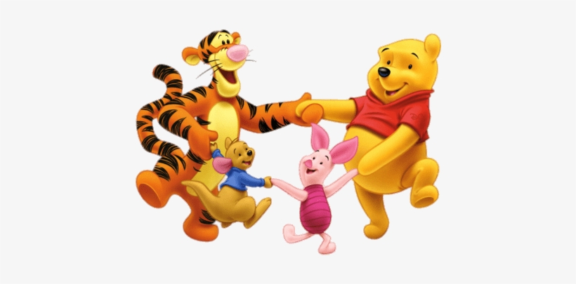 At The Movies - Pooh Piglet Roo Tigger, transparent png