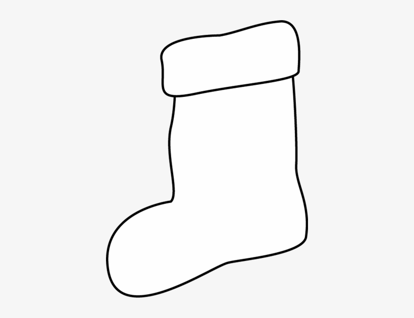 Mesmerizing Black And White Christmas Stockings In - Black And White Stocking, transparent png