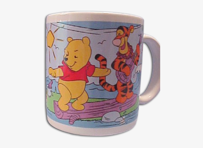 Lace Up In 969cb D9b30 Winnie The Pooh Mug Disney Store - Mug, transparent png