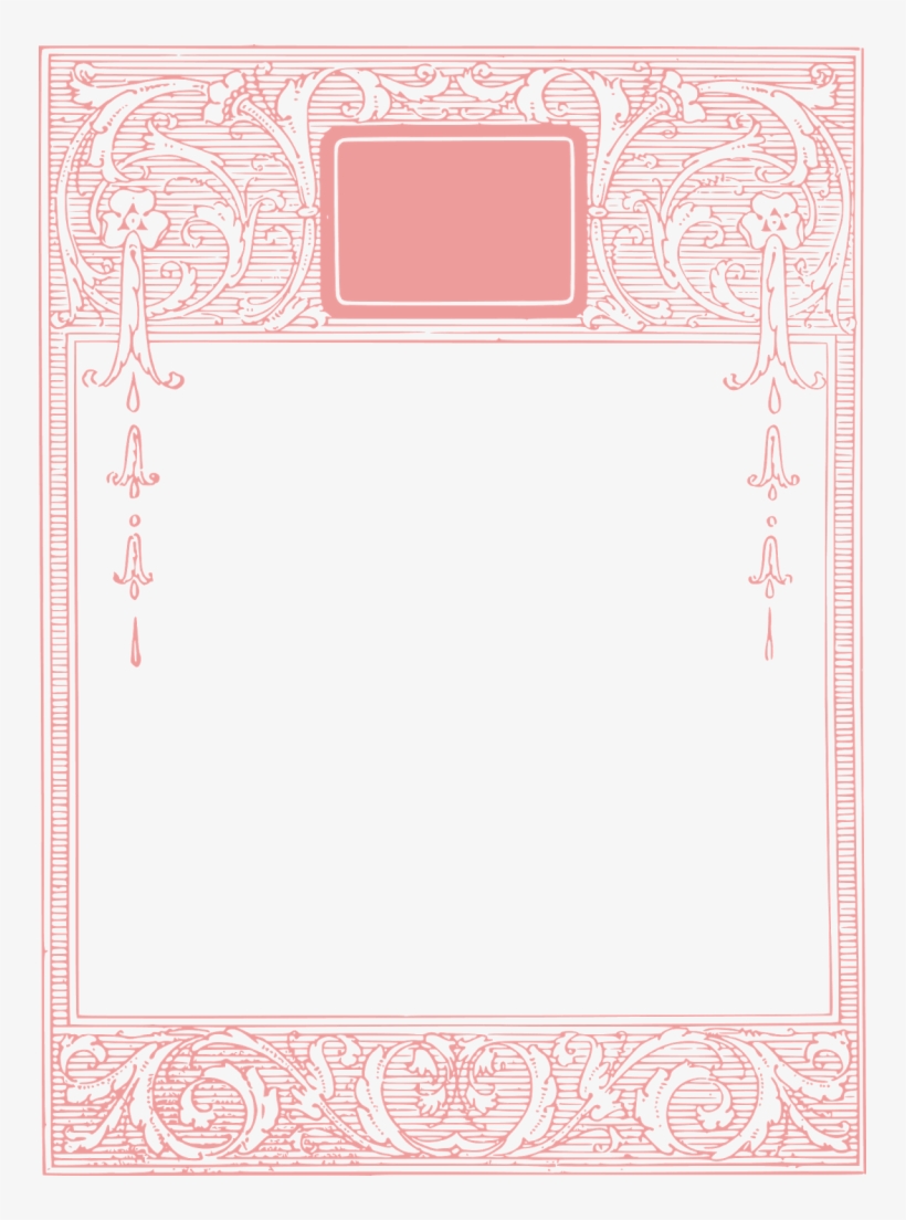 Vintage Borders, Borders, Frames, Ornaments, Free, - Paper, transparent png