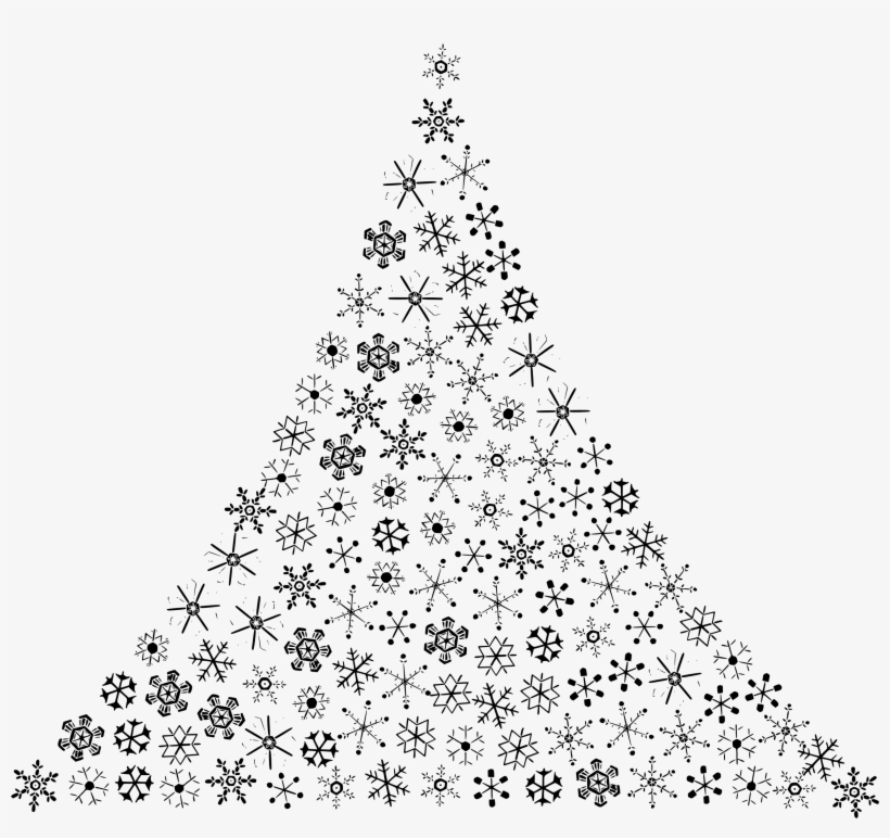 This Free Icons Png Design Of Snowflake Christmas Tree, transparent png