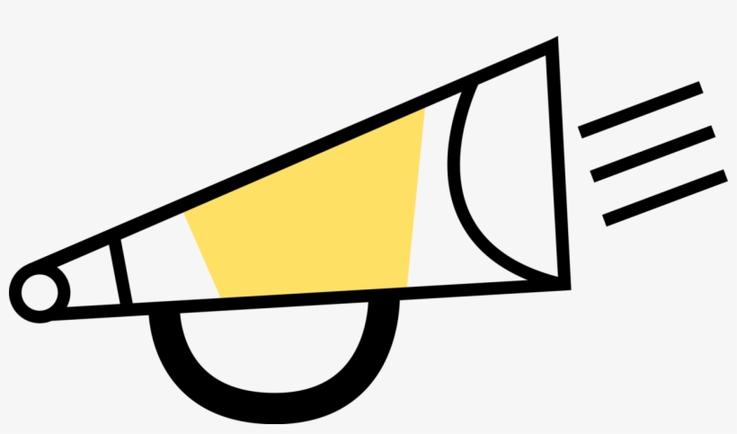 Vector Illustration Of Megaphone Or Bullhorn To Amplify, transparent png