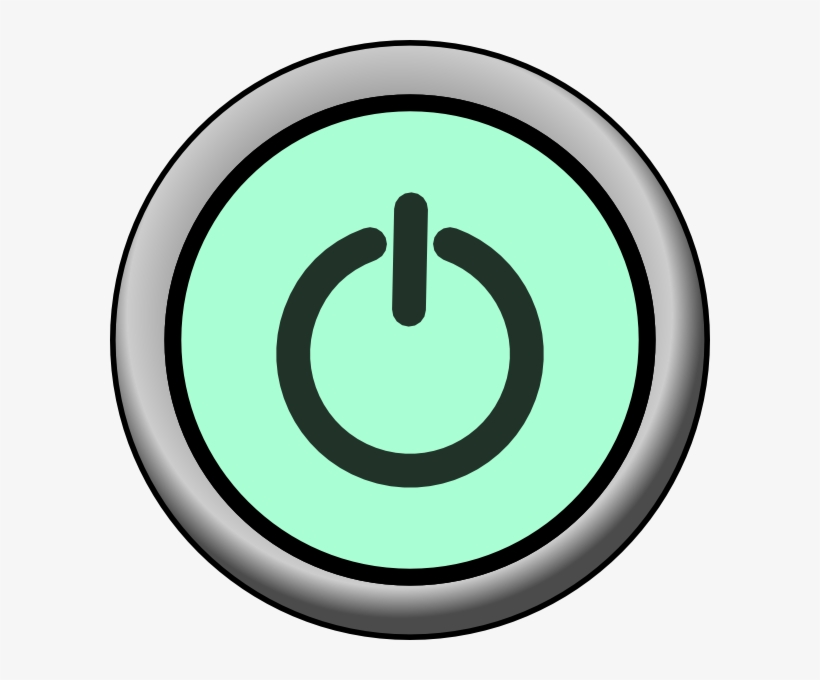 How To Set Use Power Button On Green Background Clipart, transparent png
