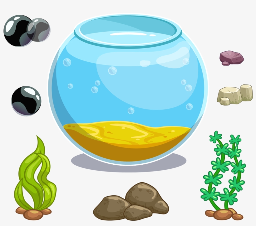 Clip Art Royalty Free Library Icon Fish Tank Transprent - Aquarium Cartoon, transparent png