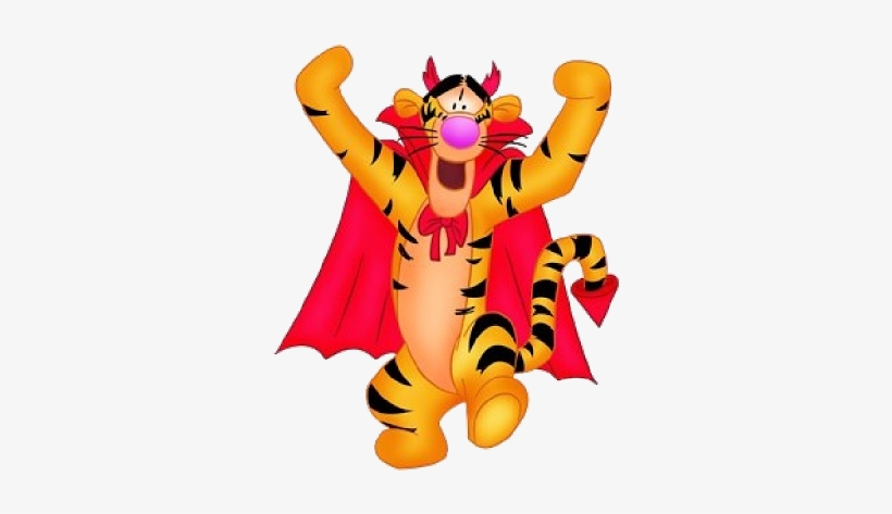 Pooh Halloween - Winnie The Pooh Tigger Halloween, transparent png
