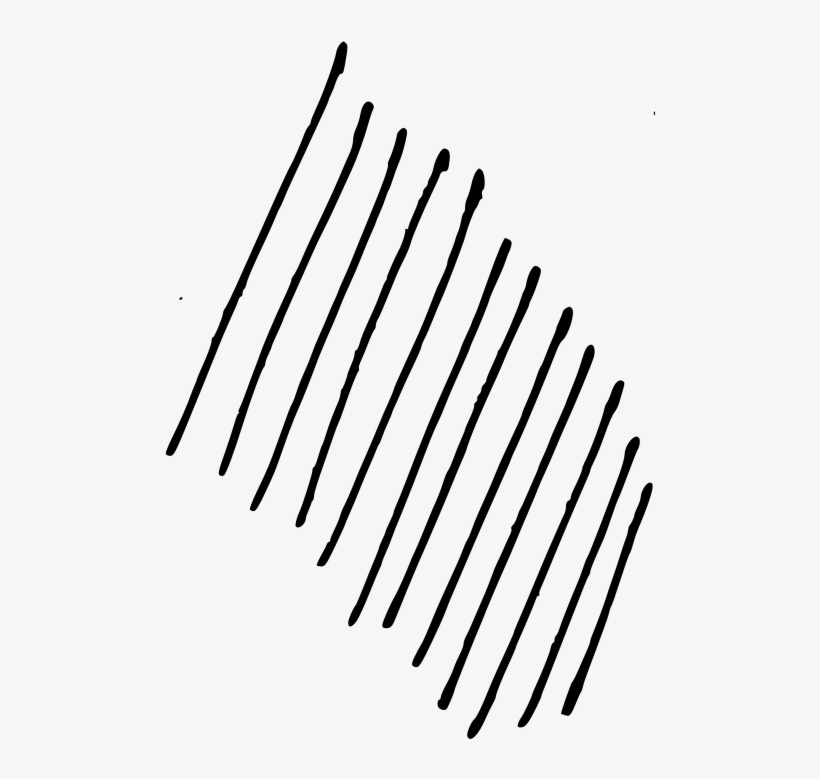 Line Angle Pitchfork Black M - Marking Tools, transparent png