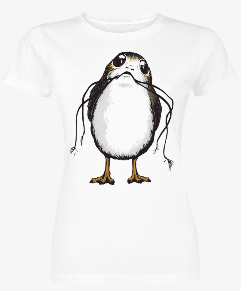 Null Episode - Star Wars Big Porg T-shirt - - Small, transparent png