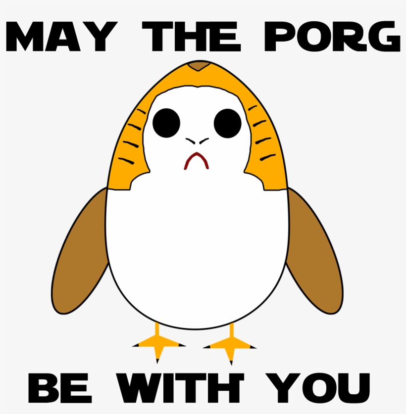May The Porg Be With You The Love-able Creature That - Adã©lie Penguin, transparent png