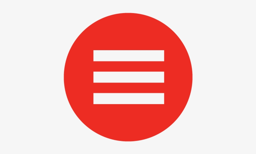 Red Menu Icon - Youtube Icon Png 2018 - 427x418 PNG Download - PNGkit