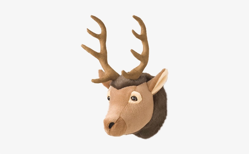 Elk 2010 20inch 20mounted 20head 20stuffed 20animal - 11 Elk Head Plush Stuffed Animal Toy, transparent png