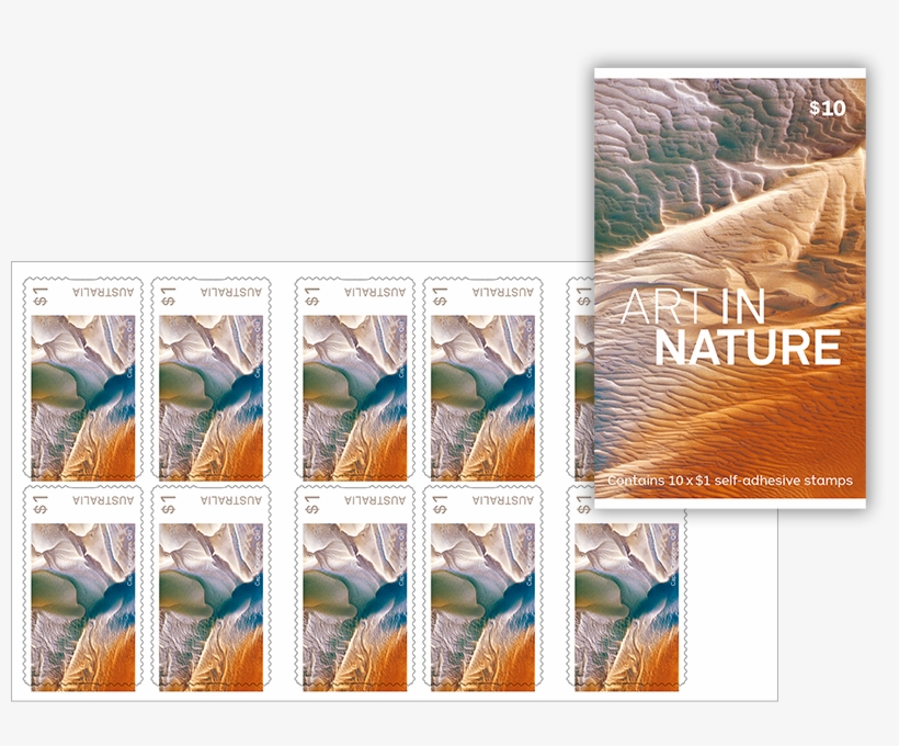 Booklet Of 10 X $1 Cape Capricorn Self-adhesive Stamps, transparent png