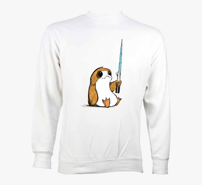 Star Wars Porg - Sweatshirt, transparent png
