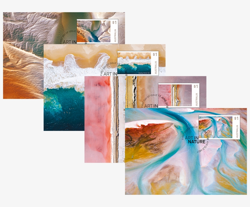 Art In Nature Maxicard Set, transparent png