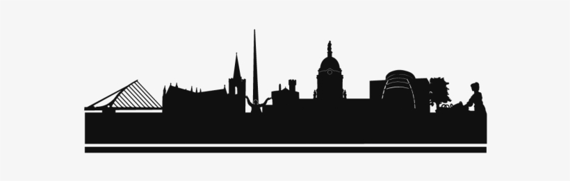 Leave A Reply - Dublin Skyline Silhouette, transparent png