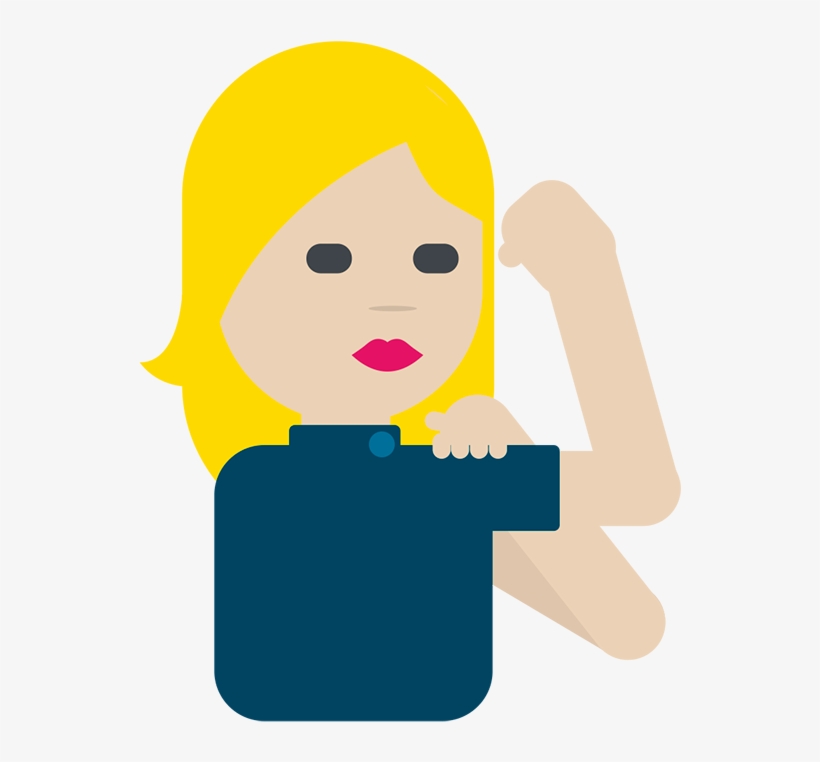 Download Image - Girl Power Emoji, transparent png