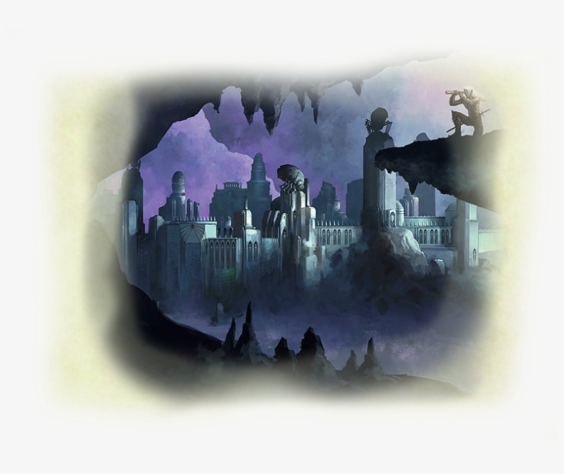 Vhardus Made His Way To The Surface World, Taking Refuge - Underdark Fanart, transparent png