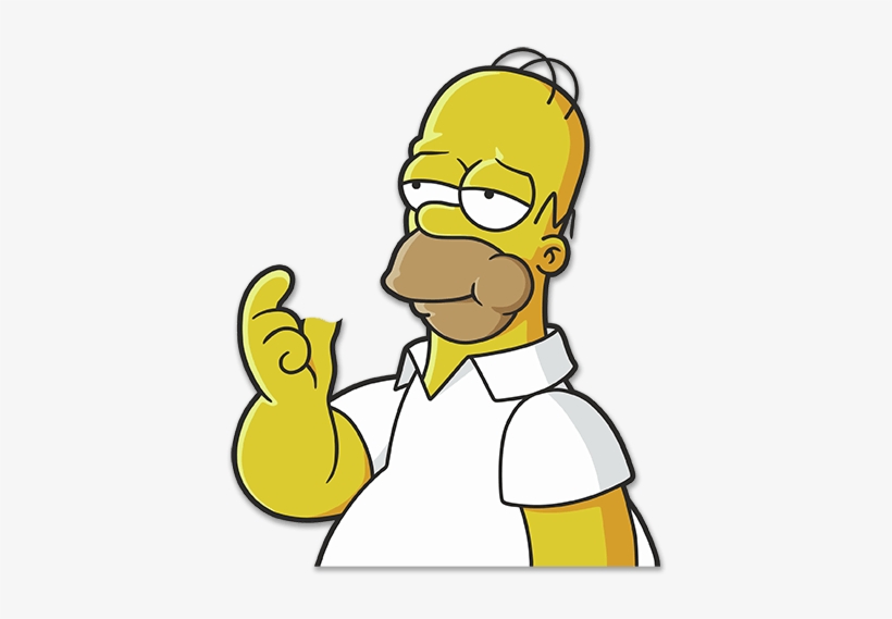 Car & Motorbike Stickers - Simpsons Eating Apple Logo, transparent png