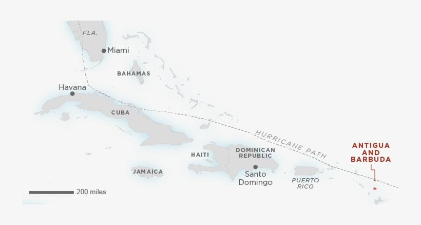 Map Of Barbuda - Map, transparent png