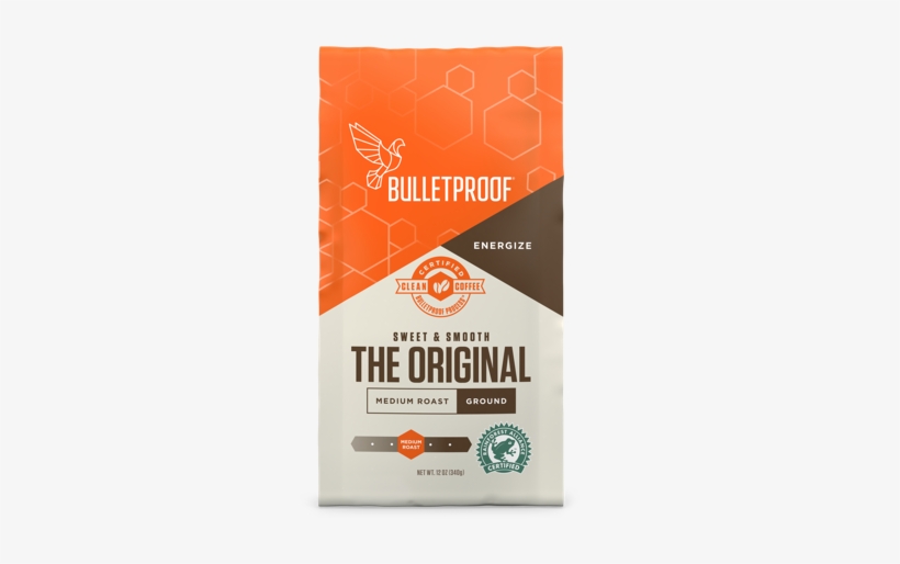 The Original Ground Coffee - Bulletproof Coffee Original, transparent png