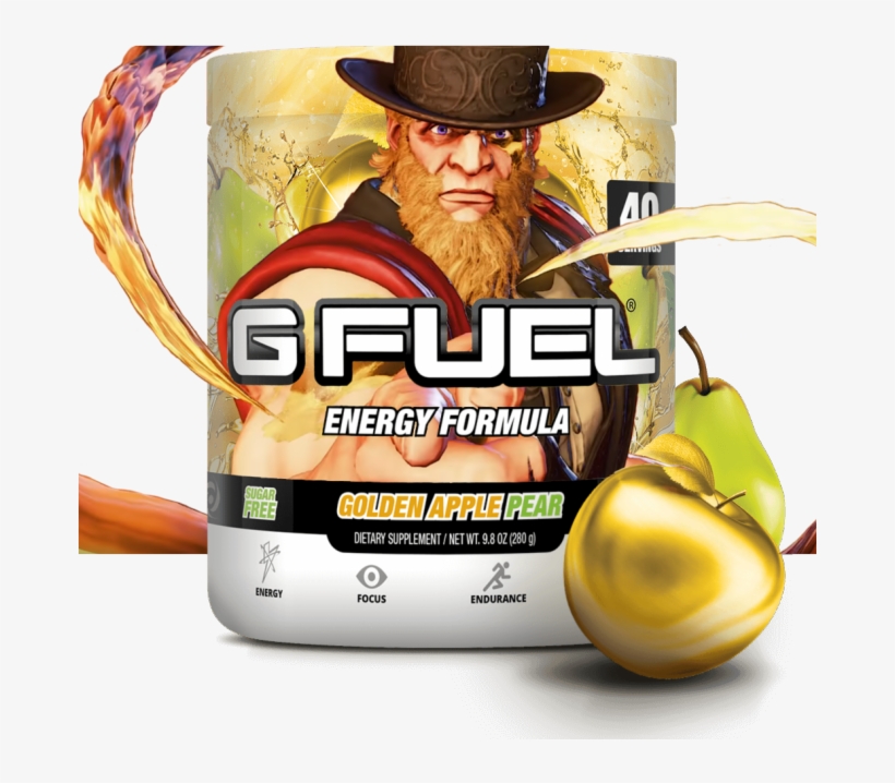 This Is Already The 3rd Version I Made Of G On A G - Gfuel Golden Apple Pear, transparent png