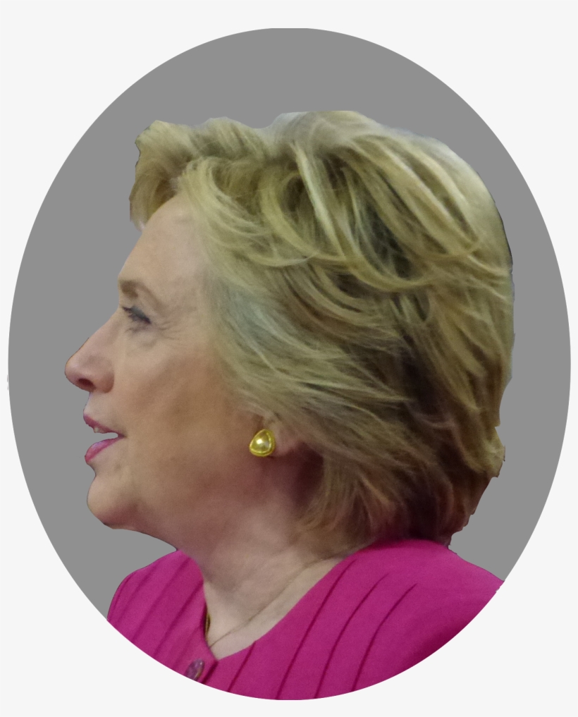 Hillary Rodham Clinton Oval - Layered Hair, transparent png