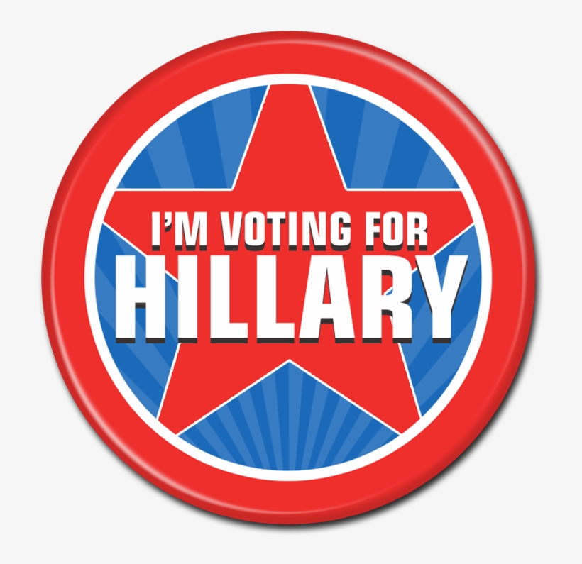 Hillary Clinton Button - Hillary Clinton, transparent png