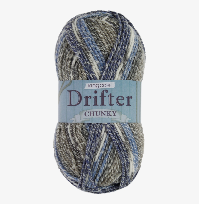 King Cole Drifter Chunky - King Cole Drifter Dk 1362 New York 100g, transparent png