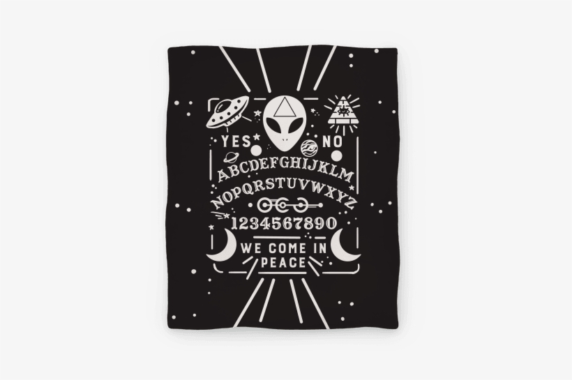 Occult Alien Ouija Board Blanket - Alien Ouija, transparent png