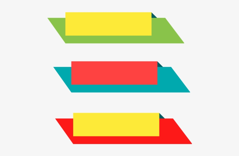 Vector Banner Ribbon - Banner Viñetas Vector Png, transparent png