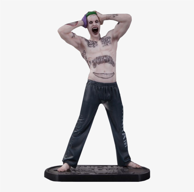 Joker Statue By Dc Collectibles Dc Collectibles Www - Suicide Squad Joker Figurine, transparent png