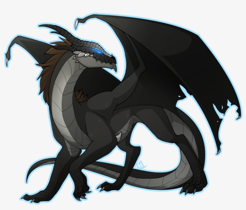 Clipart Dragon Dark Dragon - Dragon Wings Of Fire, transparent png
