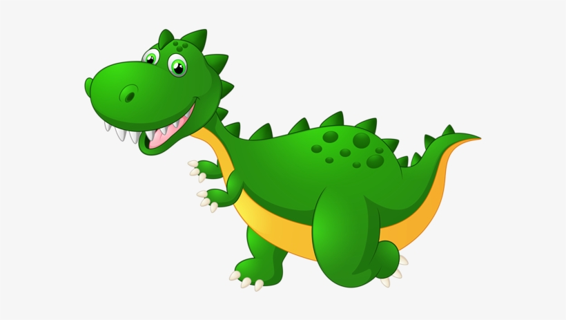 Cute Dragon Cartoon Png Clipart Image - Transparent Background Dinosaur Clipart, transparent png