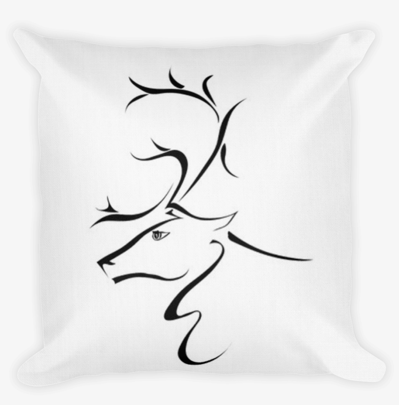 Deer Head Silhouette - Silhouette, transparent png