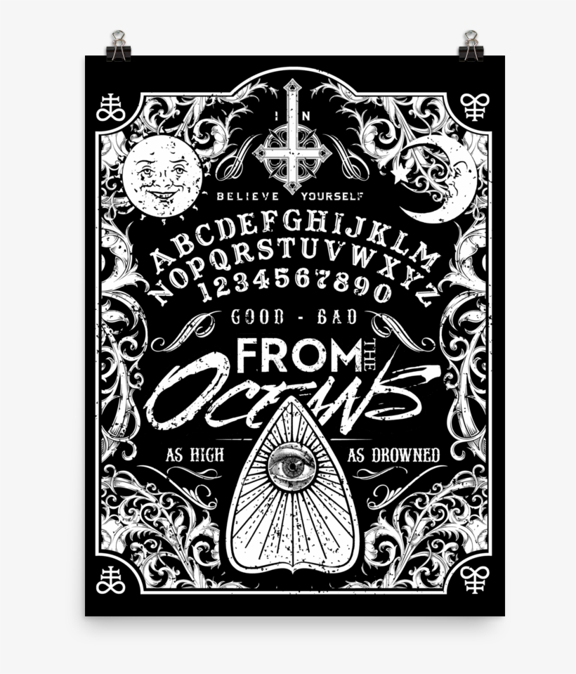 From The Oceans Ouija Board Wall Poster - Target Darts 117070 - Dartflights Vision Pink Heart, transparent png