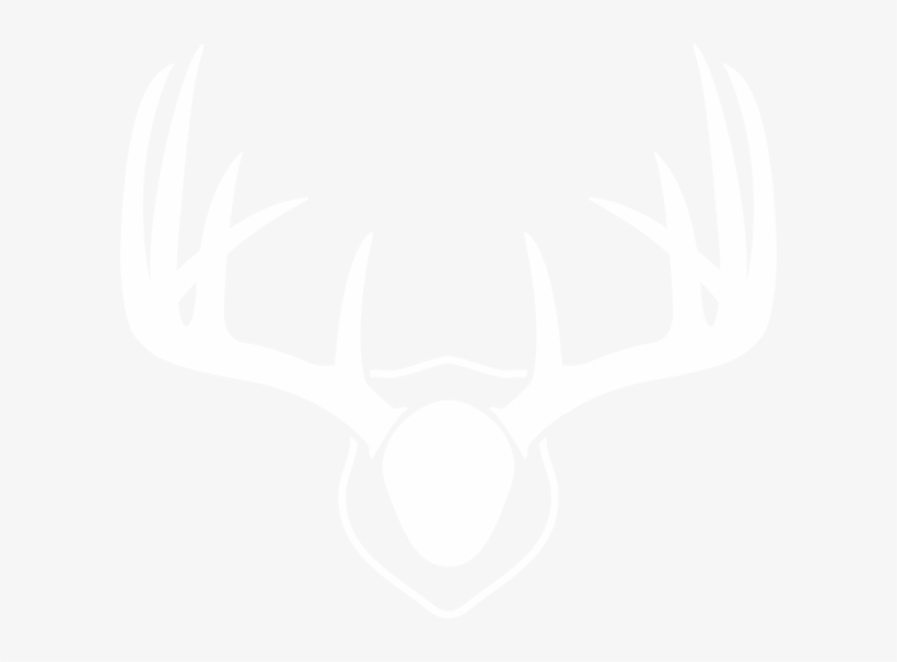 Deer Antlers Silhouette Png - White Deer Antlers Clipart, transparent png