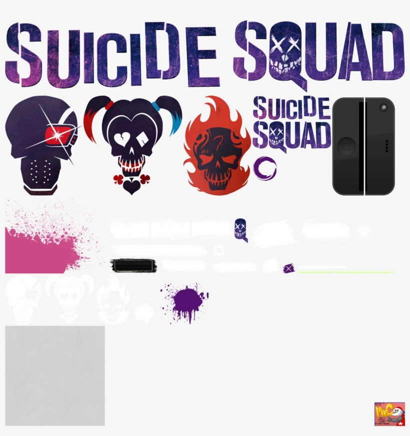 Click For Full Sized Image Menu Graphics - Suicide Squad - Face Tasse, transparent png