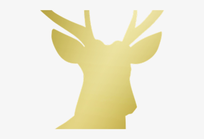 Stag Clipart Golden - Reindeer, transparent png