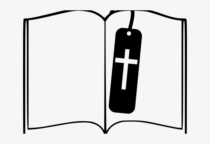 Open With Cross Banner Techflourish Collections And - Bible Clipart, transparent png