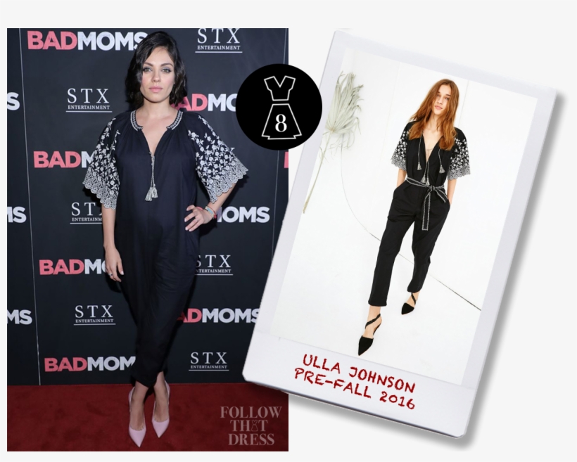 Mila Kunis In Ulla Johnson Pre-fall - Bad Moms, transparent png