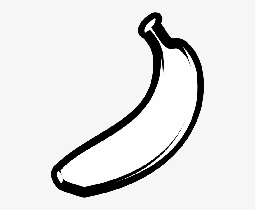 Banner Free Bananas Vector Black And White Clip Art Black And White