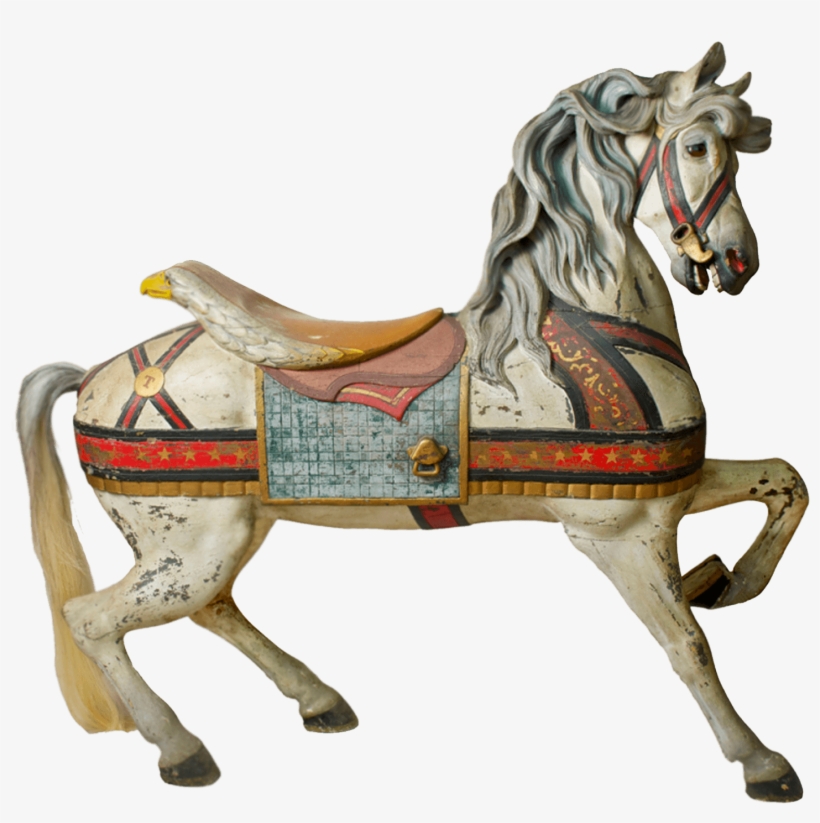 Antique Carousel Horse - Vintage Carousel Horse Png, transparent png