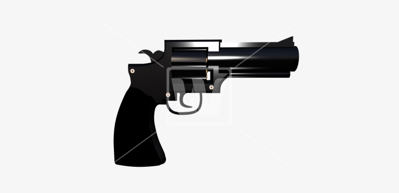 Black Revolver - Revolver Without Background, transparent png