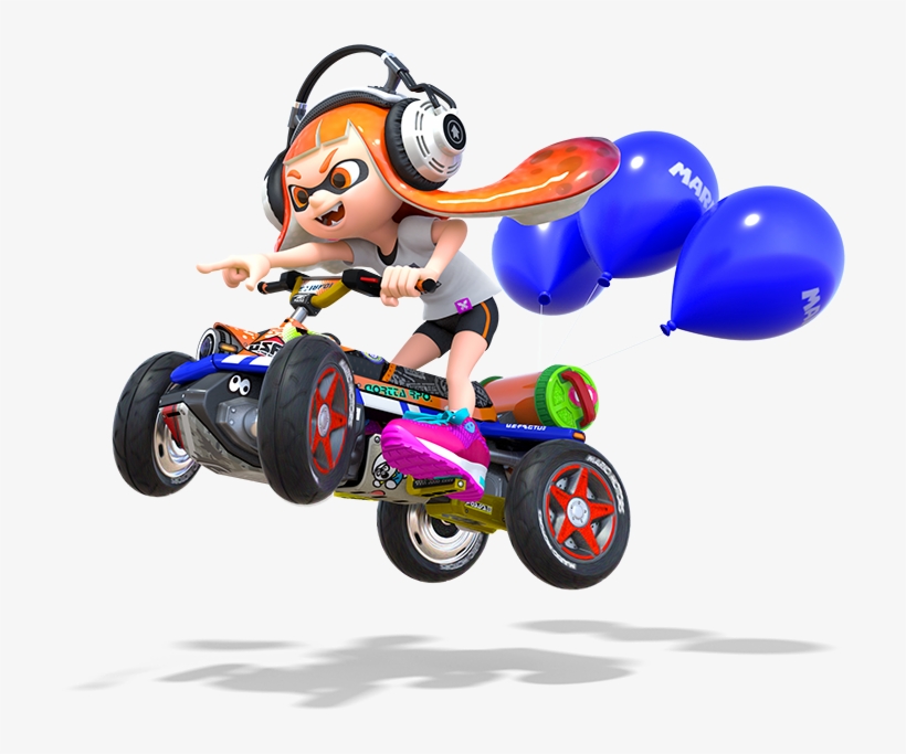 Char Inkling Jumpic - Mario Kart 8 Deluxe Inkling, transparent png